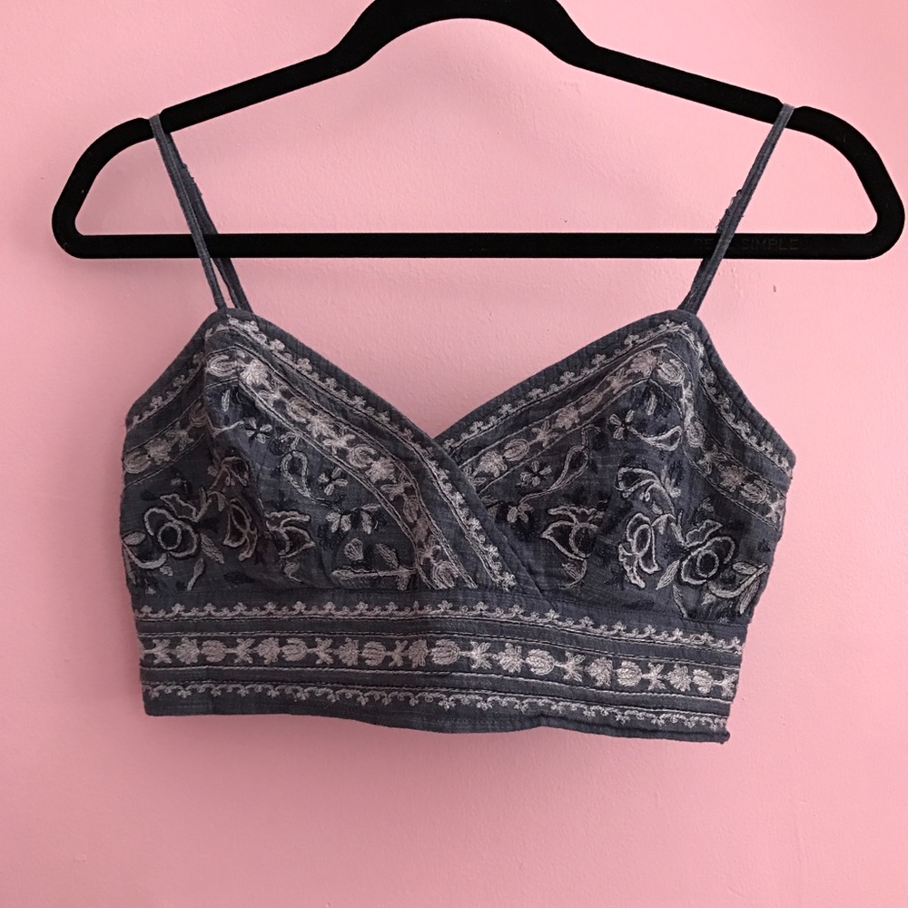 American Eagle Women's Embroidered Bralette